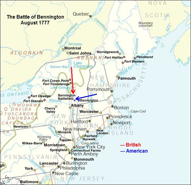 Map of New England 1777
