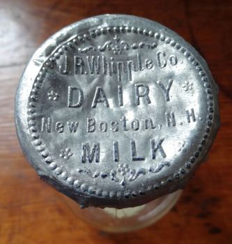 milk bottle cap