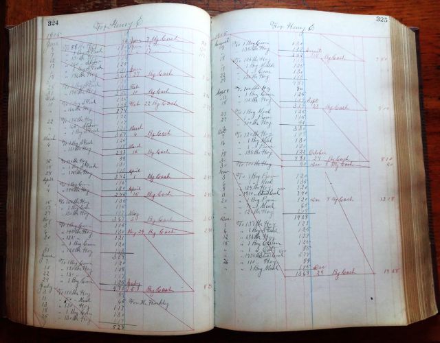 Parker's Mill ledger 1905