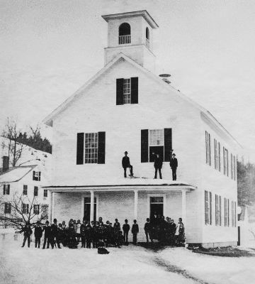 The Village School before the Fire of 1887