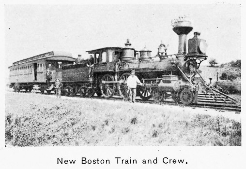 New Boston train and crew 1897