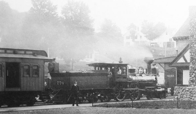 train at depot